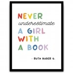NEVER UNDERESTIMATE A GIRL WITH A BOOK - EN-014