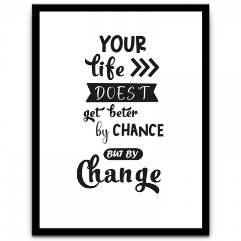 YOUR LIFE DOESN'T GET BETTER BY CHANCE - EN-046