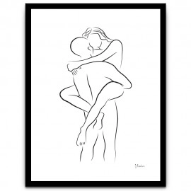 Couples Line Art - LA-EN071