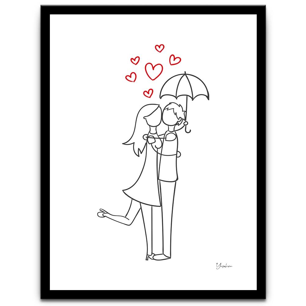 Couples Line Art - LA-EN076