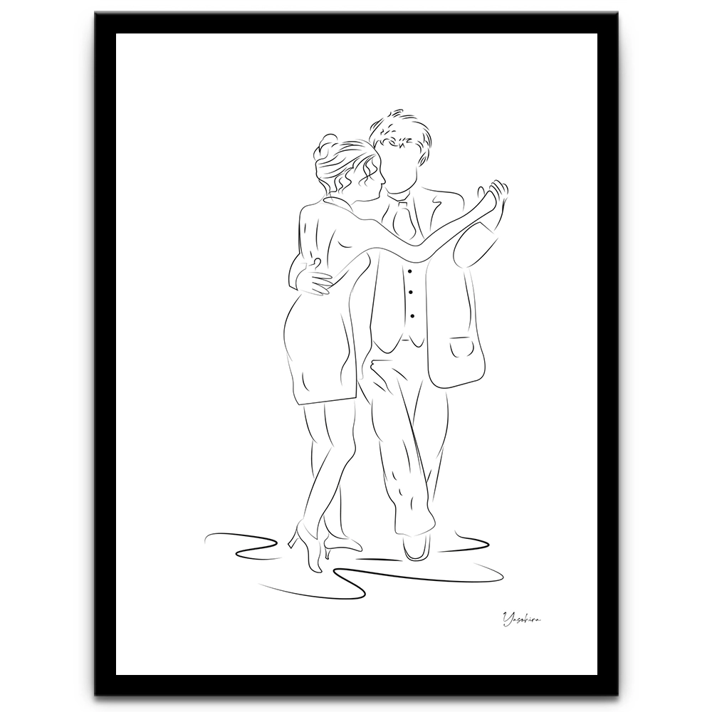 Couples Line Art - LA-EN078