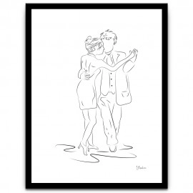 Couples Line Art - LA-EN078